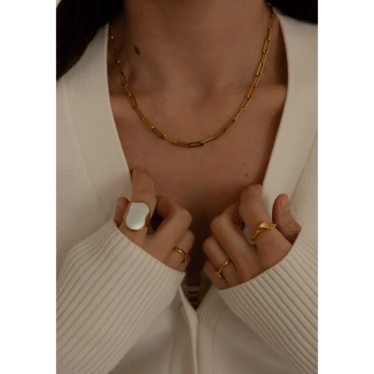 Mother of Pearl Ring