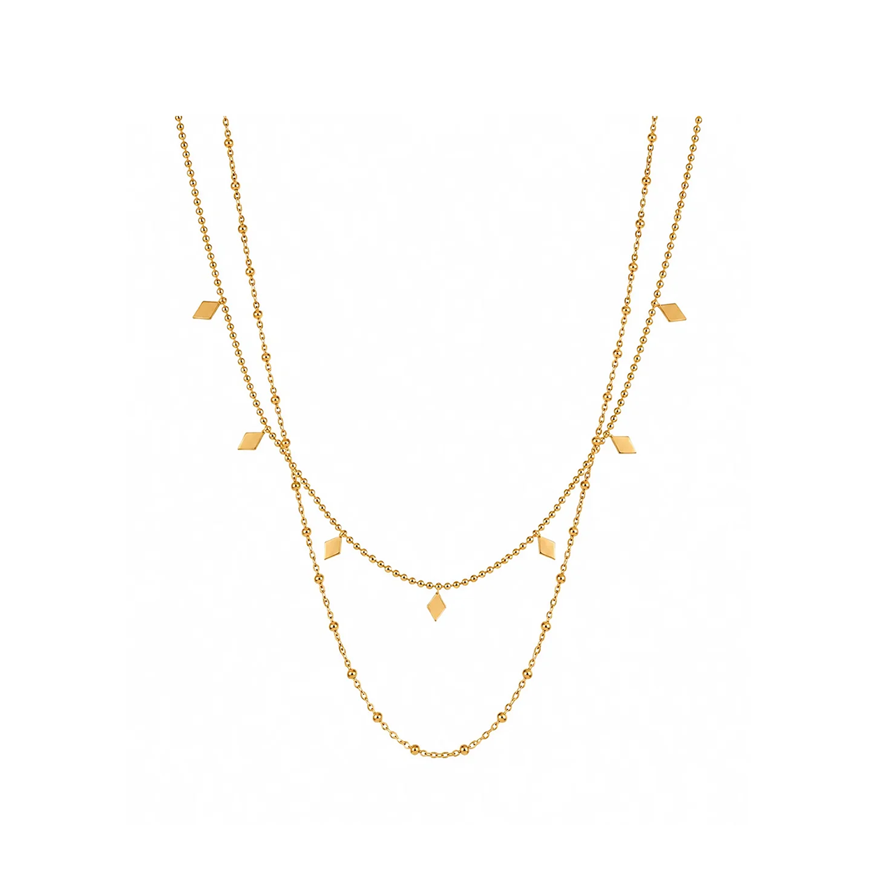Double Charm Necklace